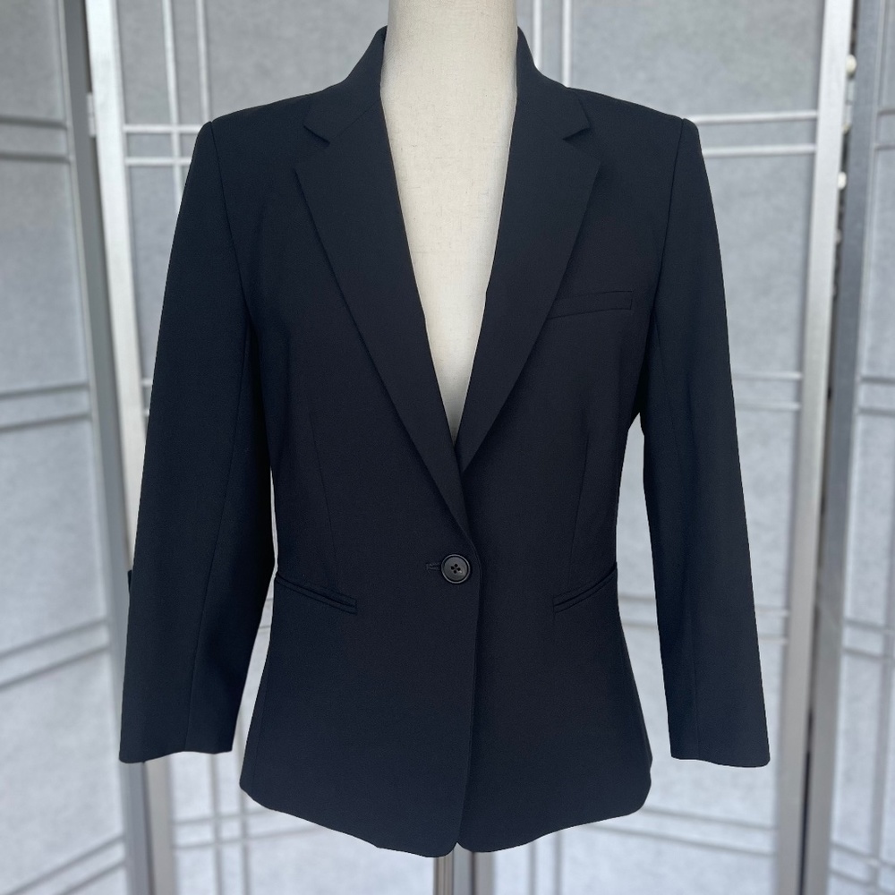 Veronica Beard Black Schoolboy Classic Dickey Jacket sz 6